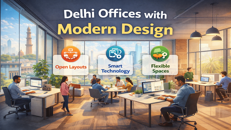 Delhi Offices with Modern Design for Modern Businesses